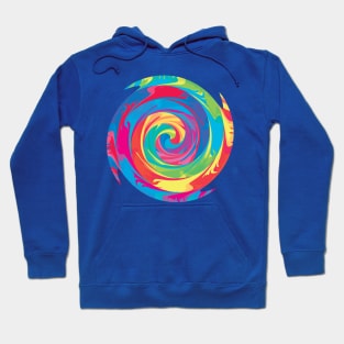 Rainbow Spiral 4 Hoodie